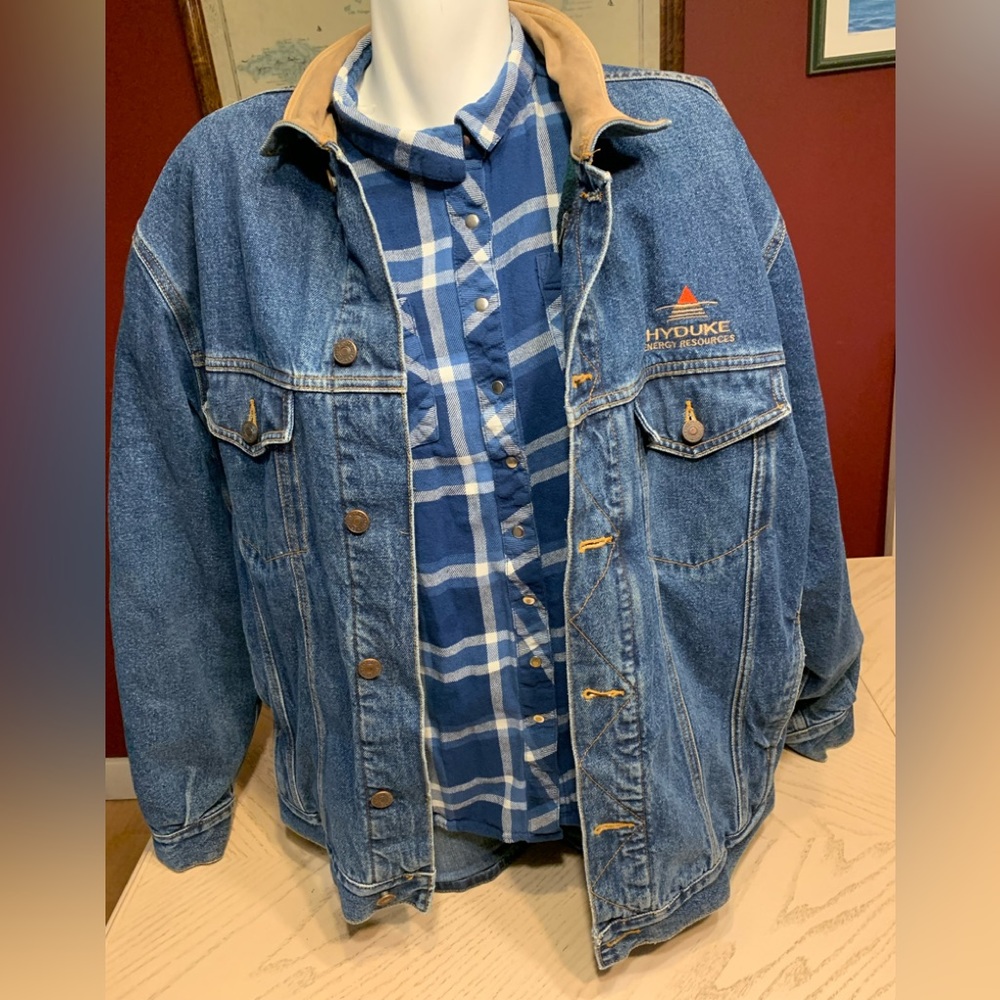 Vintage Canada Sportswear Denim jacket similar to the storm-rider. Men Large